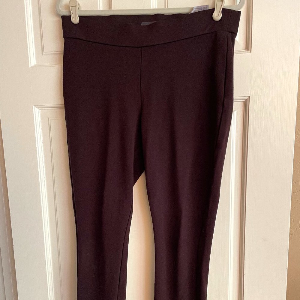 NYDJ Brown Knit Leggings  Sz 8,  w/LiftXTuck Slimming Tummy Panel